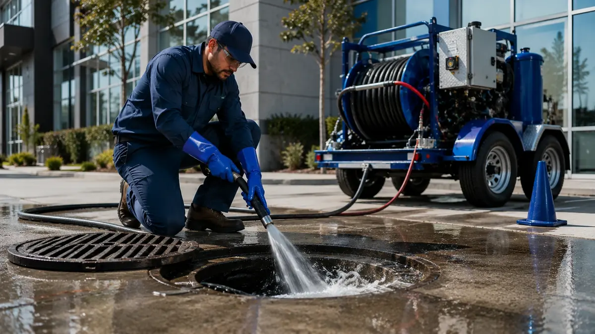 Commercial Hydro Jet Drain Cleaning in Delano