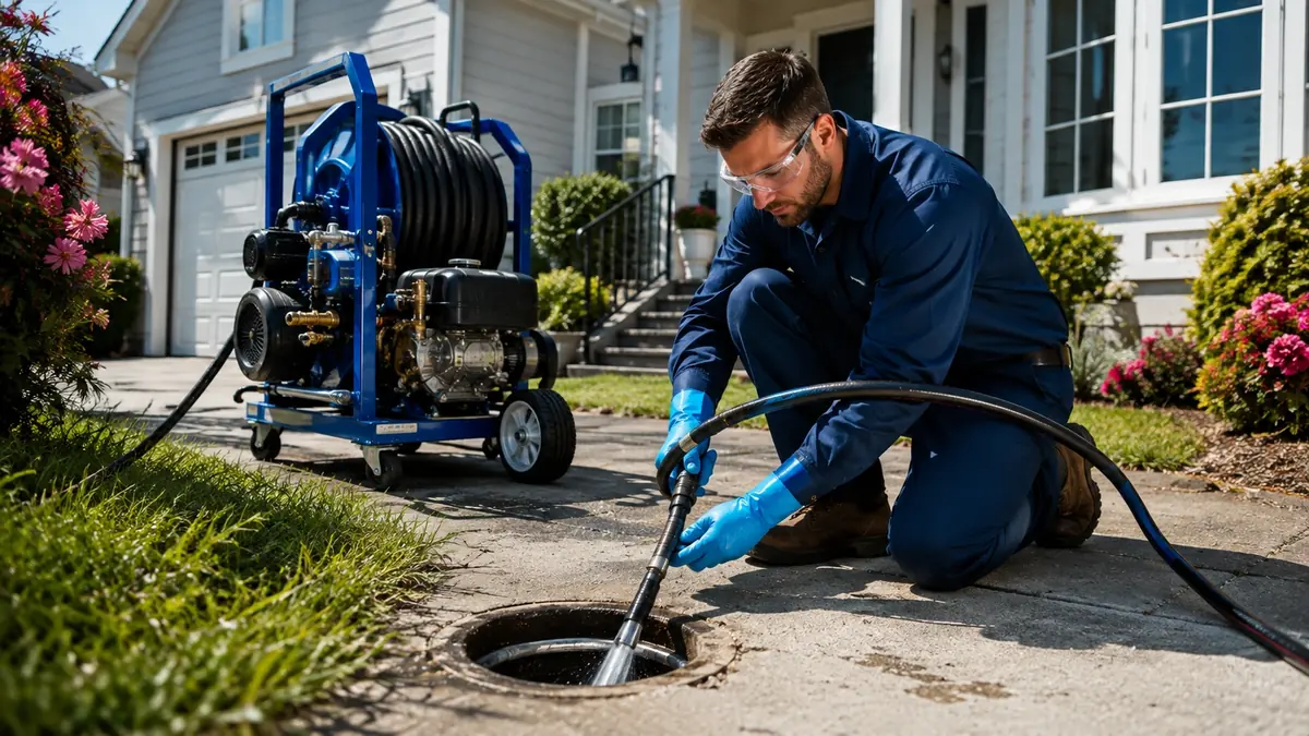 Residential Hydro Jet Drain Cleaning in Delano
