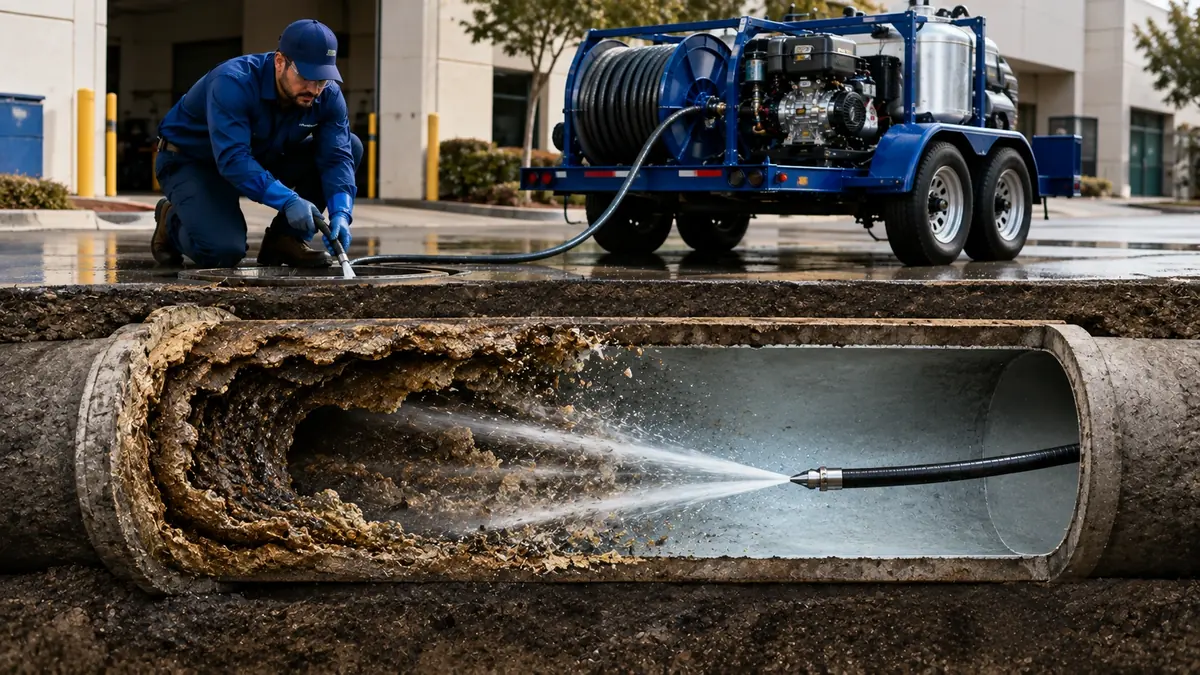 Sewer Pipe Descaling in Delano